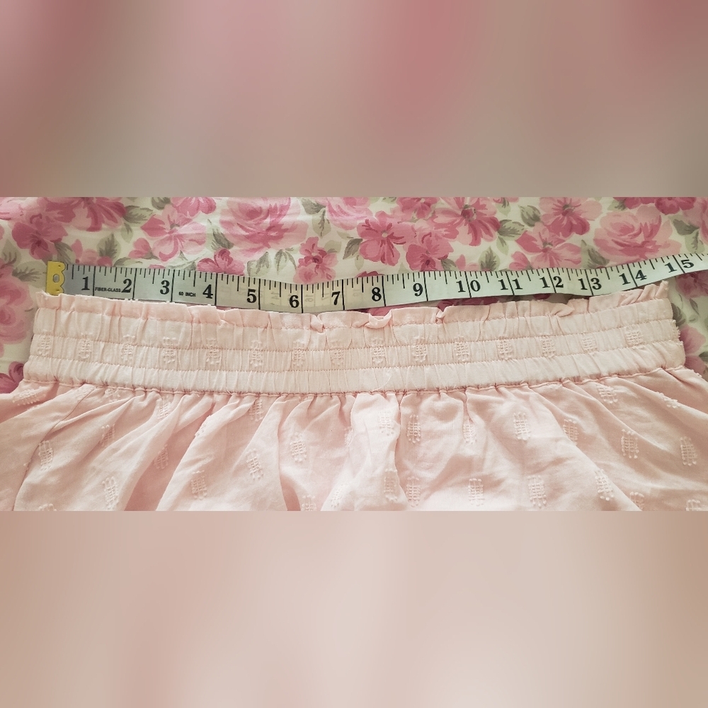 NEW ALTAR'D STATE RALEIGH LAYERED LACE SHORTS PINK LARGE - Picture 12 of 12